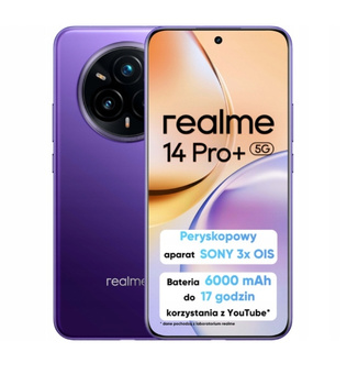 Realme 14 Pro+ 5G 12/512 GB fioletowy